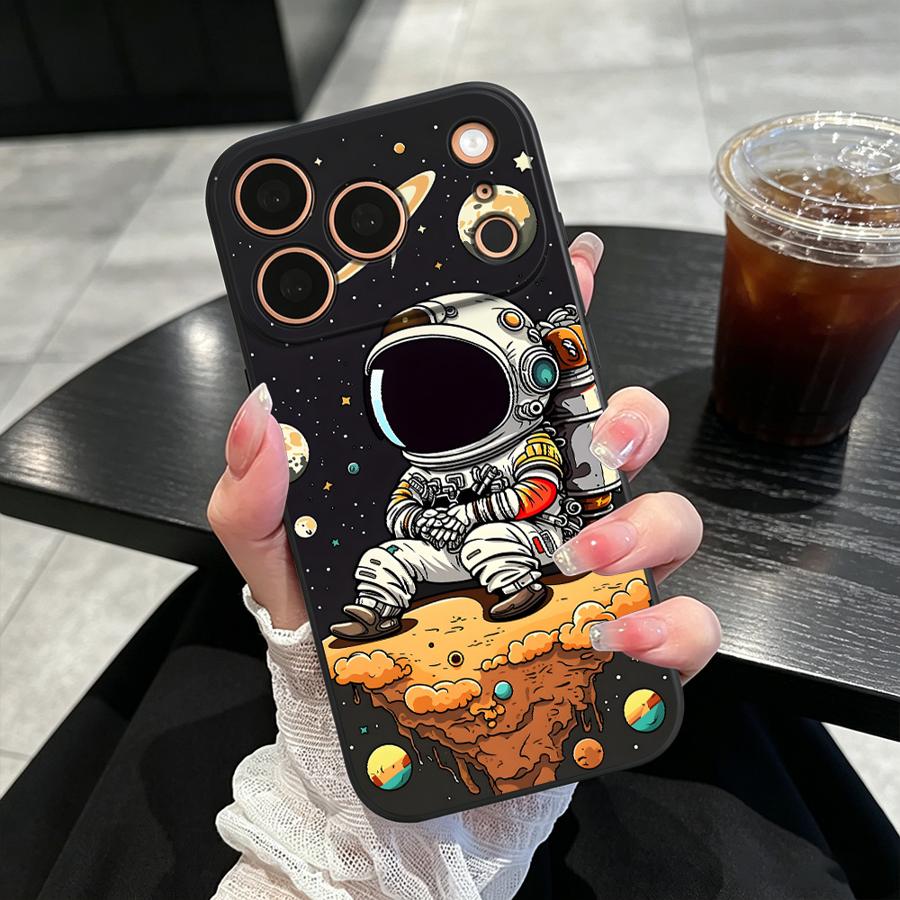 Tech Accessories Apple - Planet Cartoon Astronaut Hoesje voor Apple