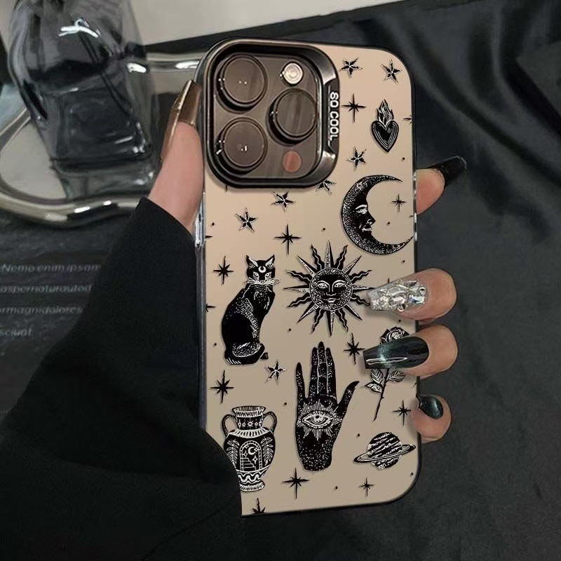 Tech Accessories Iphone - Sun Moon Cat Luxe Telefoonhoesje voor