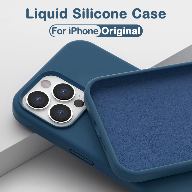 Tech Accessories Iphone - Originele Vloeibare Siliconen Hoesje Voor Apple