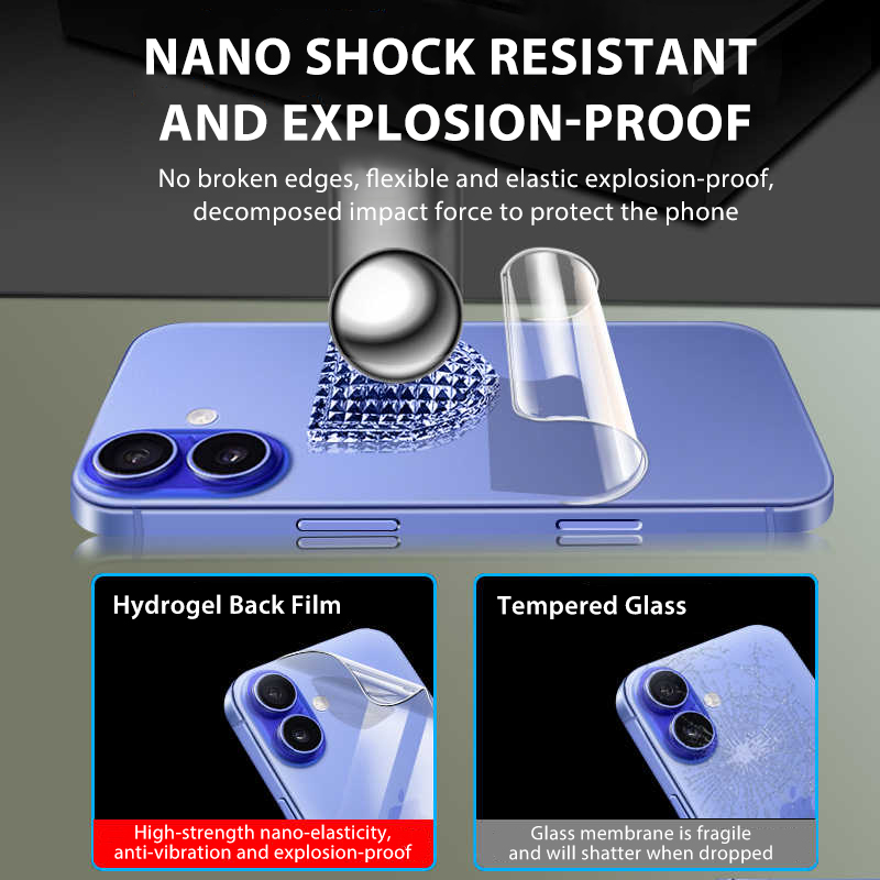 4-1 Stuks Terug Hydrogel Film  - Tech Accessories Apple recensie en prijs