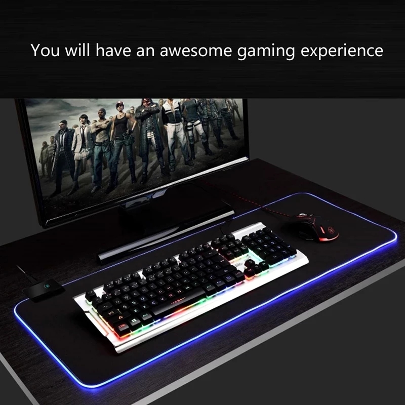 LED-licht muismat RGB-toetsenb - Mouse Charging Pad recensie en prijs