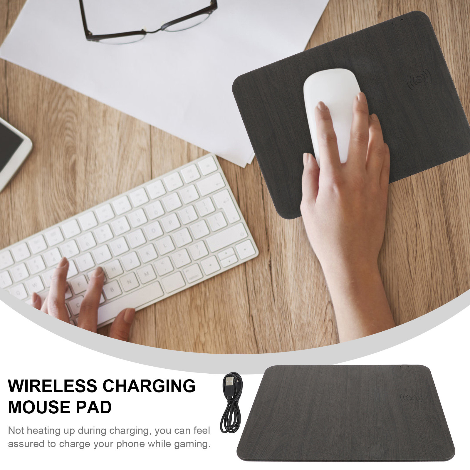 Draadloze oplaadmuismat 15W Ho - Mouse Charging Pad recensie en prijs