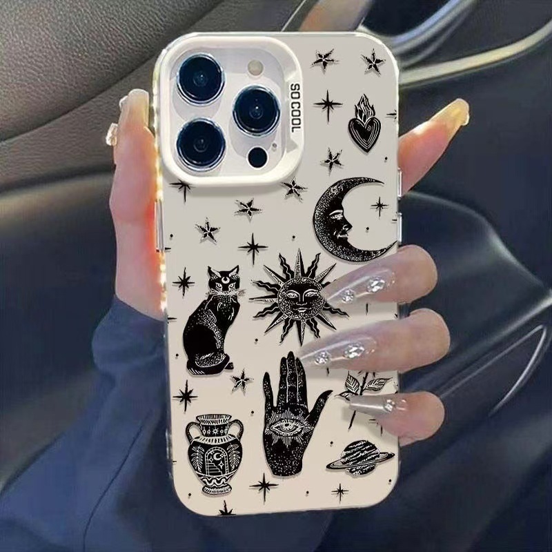 Sun Moon Cat Luxe Telefoonhoes - Tech Accessories Iphone recensie en prijs