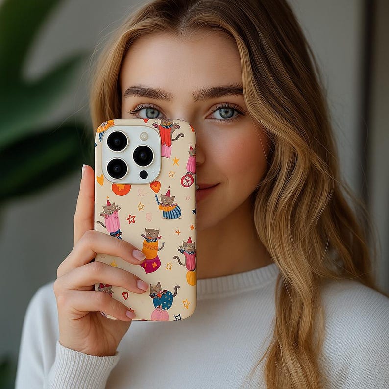Circus Kat IPhone Hoesje Kitte - Tech Accessories Iphone recensie en prijs
