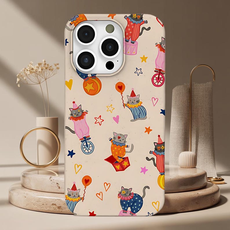 Circus Kat IPhone Hoesje Kitte - Tech Accessories Iphone recensie en prijs