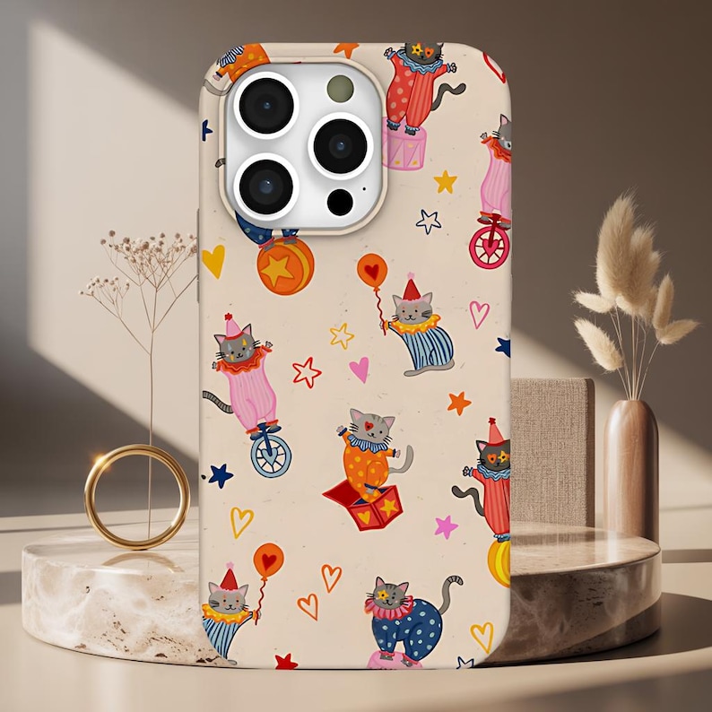 Circus Kat IPhone Hoesje Kitte - Tech Accessories Iphone recensie en prijs