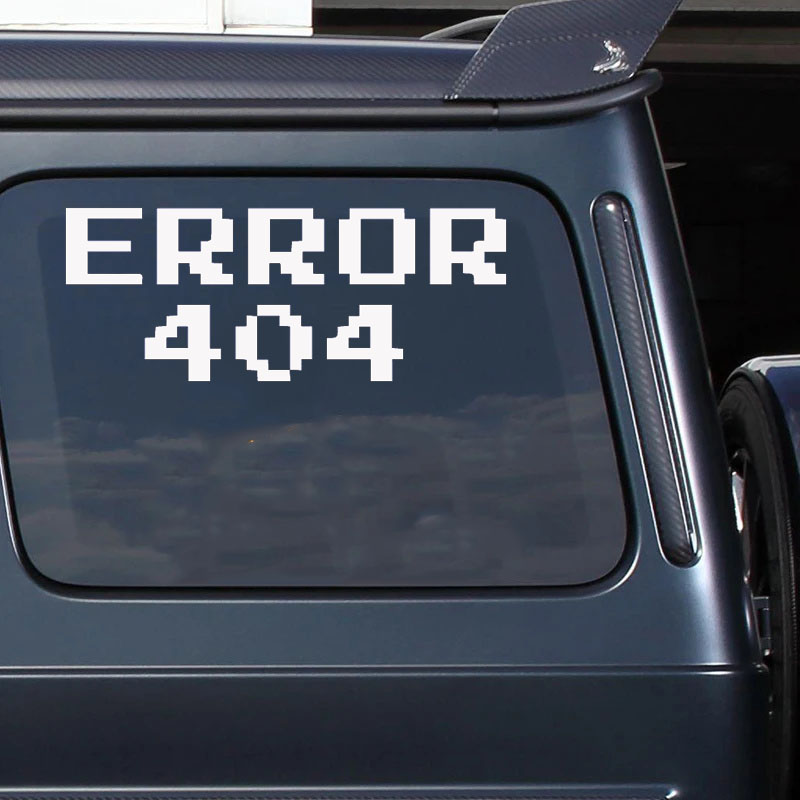 Error 404 Pixel Font Autostick - Tech Trend Accessories recensie en prijs